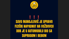 Napadnut Savo Manojlović